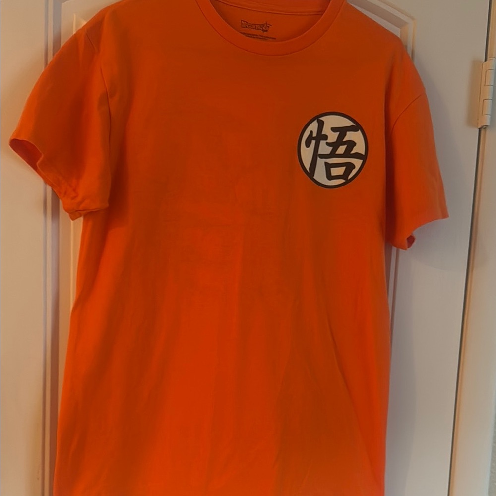 Orange Graphic T-Shirt with Symbol